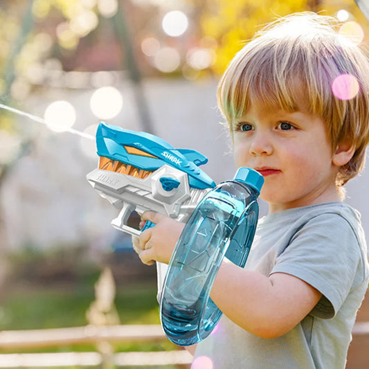 ¡PISTOLA TIBURÓN DE AGUA ELÉCTRICA!