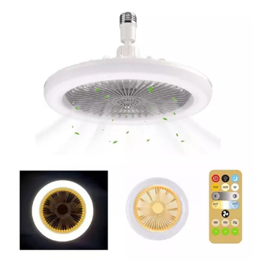 ¡Ventilador de techo con luz led!